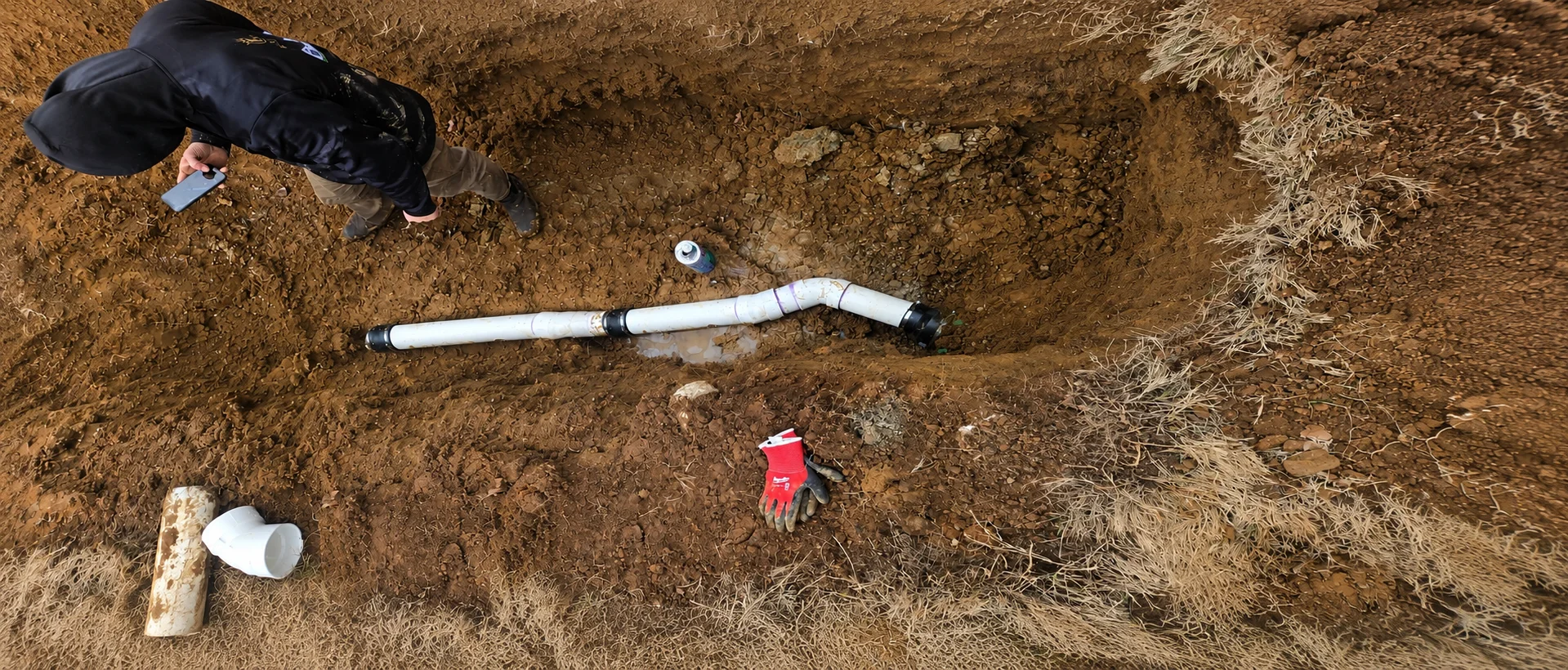 @fname@ in sewer line repair