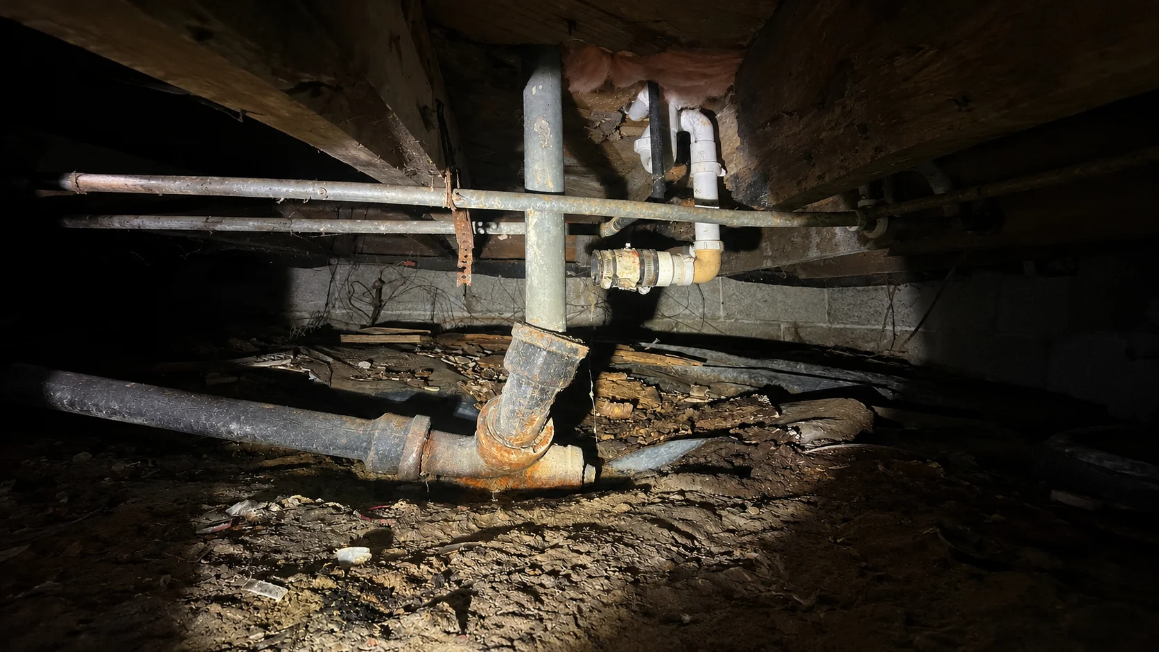 chemical drain cleaner damage to pipes plumber inspection